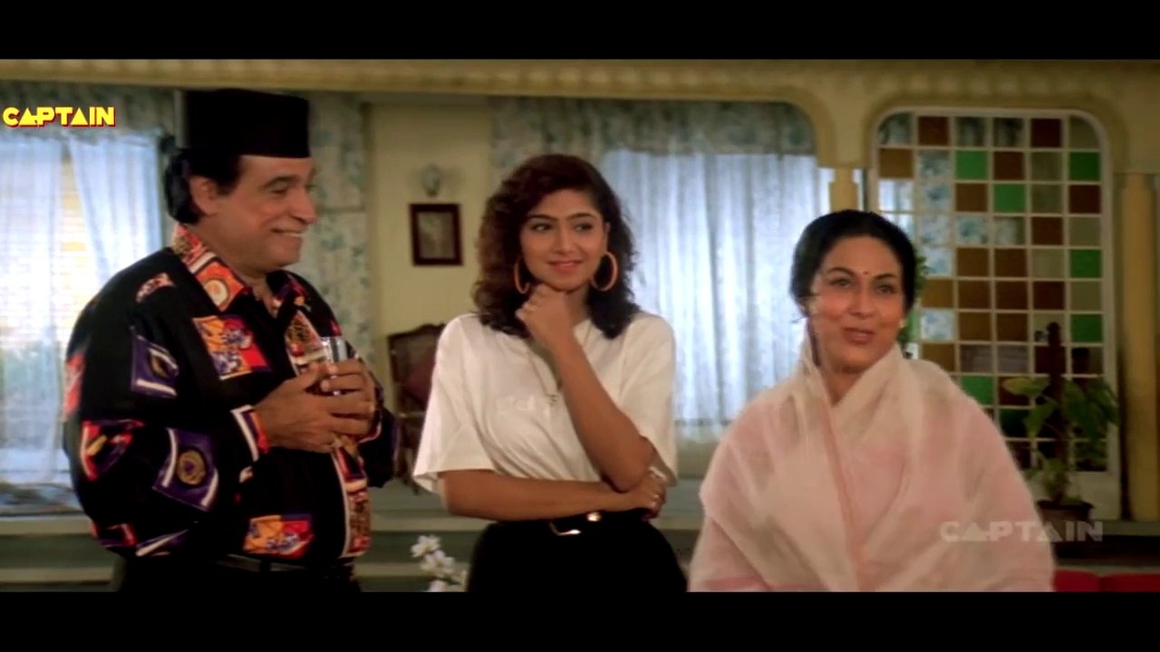 अबे ओय टकले पलट - Bollywood Movie MIX COMEDY - Johnny Lever, Kadar Khan, Mithun