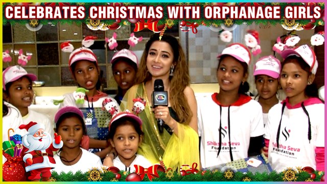 Tina Datta Emotional, Celebrates Christmas With Orphanage Girls | Christmas 2019 | Exclusive