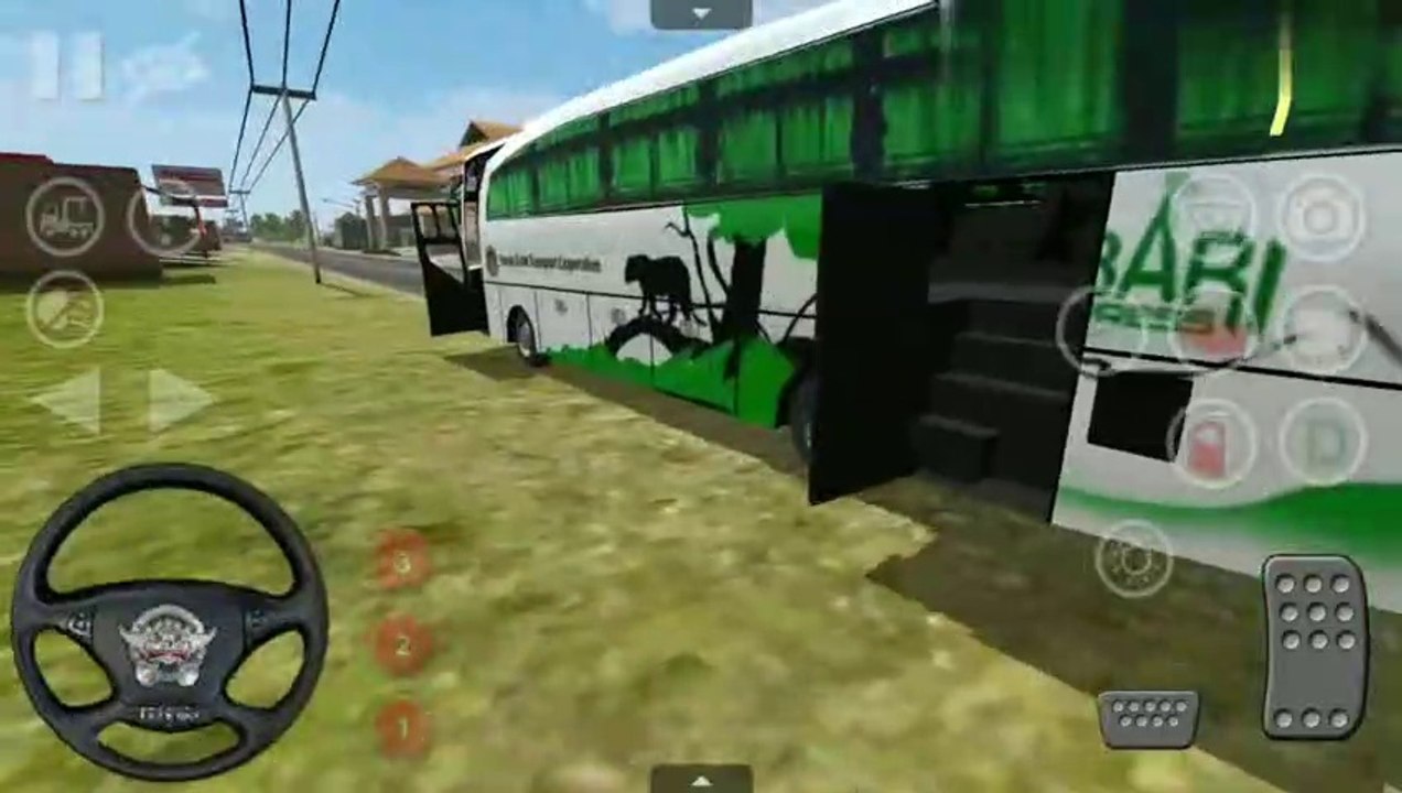 BUS SIMULATOR INDONESIA | safari express | highway to velage | game play