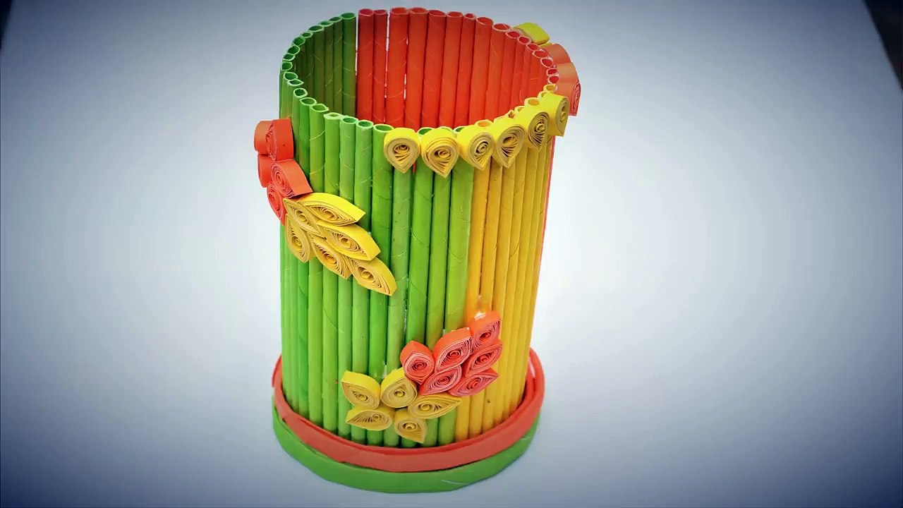 How to make a pencil box for school with paper | paper crafts origami