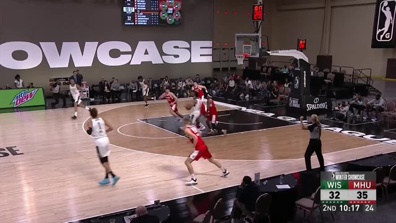 Josh Jackson (17 points) Highlights vs. Wisconsin Herd