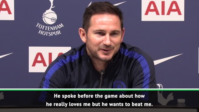 Lampard speaks of respect for Tottenham boss Mourinho
