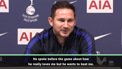 Lampard speaks of respect for Tottenham boss Mourinho