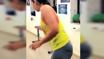 Rakul Preet Singh Workout In Gym 2018