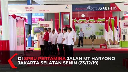 Jokowi dan Ahok Ngobrol Serius di Peresmian B30