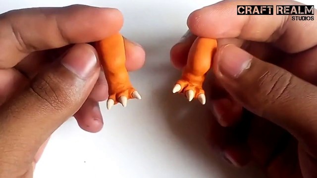 CHARIZARD DIY !! _ Pokémon charizard making tutorial using polymer clay ( 1080 X 1920 )mix
