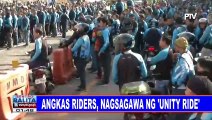 Angkas riders, nagsagawa ng 