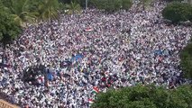 Protest at Quddus Saheb Eidgah ground on Millers road in Bengaluru