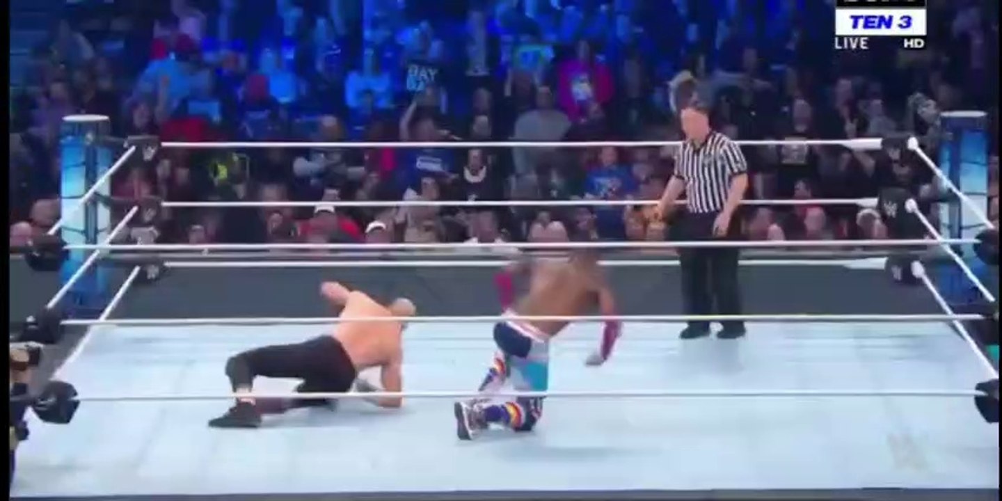 Wwe New day  vs Nakamura and cesaro   wwe smackdown  Roman reigns Braun strowman xxx