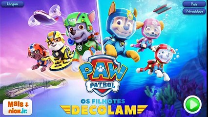 PATRULHA CANINA AIR SEA PUPS TAKE FLIGHT CHASE PAW PATROL OS FILHOTES DECOLAM