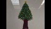 Super Easy Christmas Tree Rangoli design | Christmas Tree Muggulu