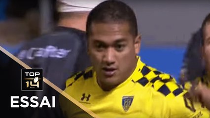 TOP 14 - Essai Sipili FALATEA (ASM) - Toulon - Clermont - J11 - Saison 2019/2020