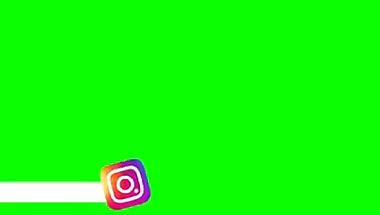 green screen instagram  animation Button