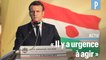 Au Niger, Macron appelle à renforcer la lutte contre le djihadisme