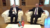 Çavuşoğlu, azerbaycan dışişleri bakanı ile görüştü