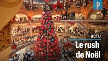 Les dernières courses de Noël des Parisiens malgré la grève