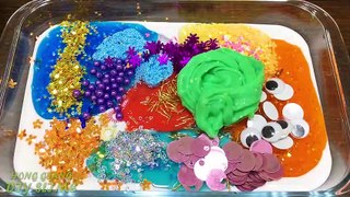 Mixing Random Things into GLOSSY Slime | Slime Smoothie | Satisfying Slime s #675