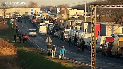 Torlódás a lengyel-ukrán határon