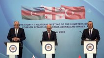 Türkiye-Gürcistan-Azerbaycan Dışişleri Bakanları ortak basın toplantısı - Davit Zalkaliani
