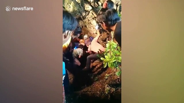 Three students found dead in flooded cave in Indonesia