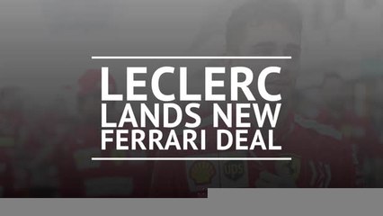 下载视频: Breaking News: Ferrari extend Charles Leclerc contract until 2024