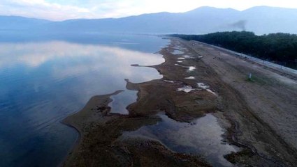 Gölbaşı'nın ardından İznik Gölü'nü de kuraklık vurdu
