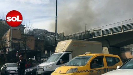 Eminönü'nde yangın