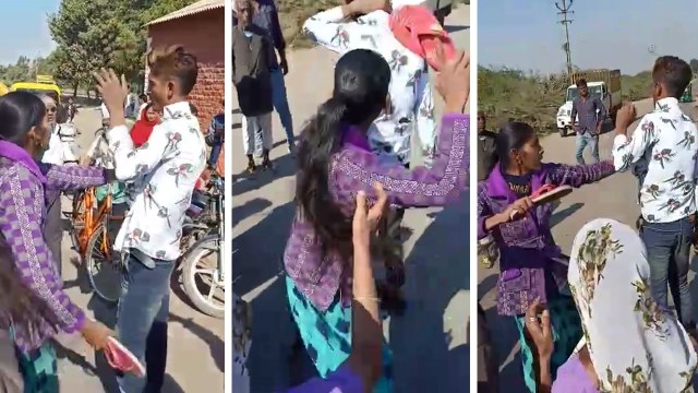 वीडियो: गुजरात में छात्रा ने की मनचले की पिटाई, राह चलती महिलाओं ने भी सिखाया सबक