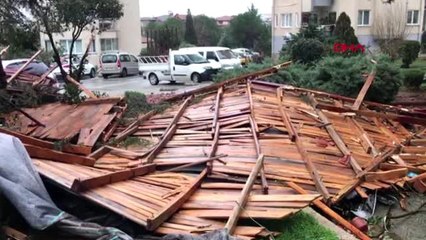 Denizli denizli'de fırtına ve sağanak, yaşamı felç etti