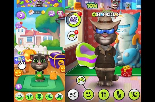 Talking Tom 1 Vs Talking Tom 2 - Konuşan Tom 1 Konuşan Tom 2 - Konuşan Kediler Komik