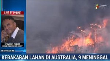 200 Titik Api Terpantau di Australia