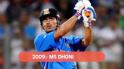 icc odi player of the Year awards list 2004 TO 2018.