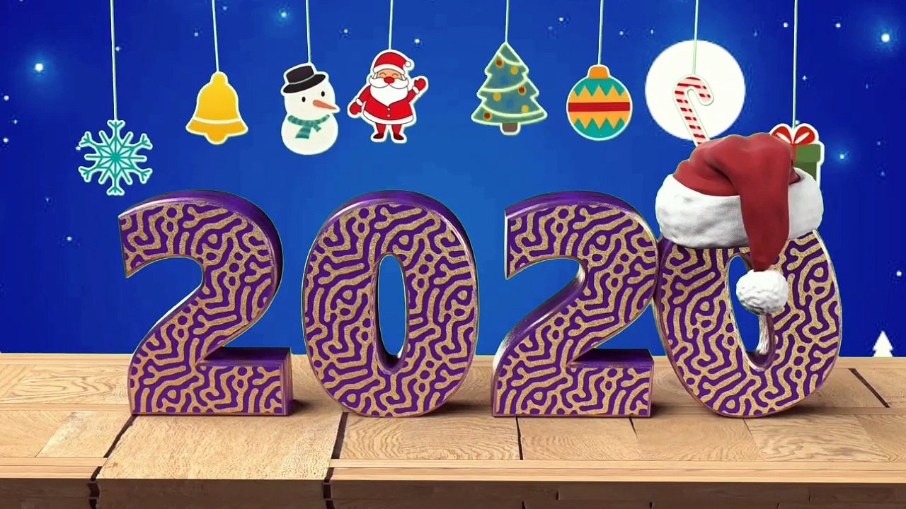 ''Merry_Christmas''_greeting_animation_#2020_|_Newyear2020(720p) | Mohit Ranglani animation