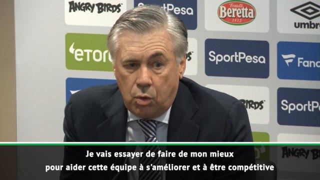 Everton - Ancelotti : Nous allons rapidement progresser