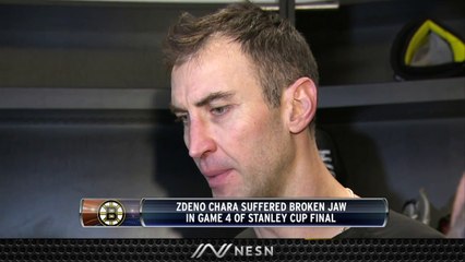 Zdeno Chara Is Not Concerned With His Upcoming Jaw Surgery