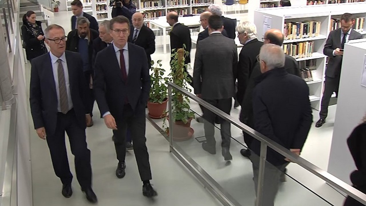 Guirao y Feijoo inauguran la nueva Biblioteca Pública del Estado en Ourense