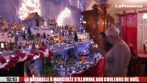 Le quartier La Batarelle à Marseille s'illumine aux couleurs de Noël