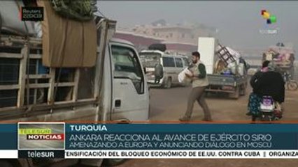 Amenaza pdte. turco a UE en el tema migratorio si avanza el ejército