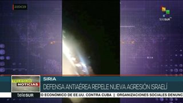 Sistema antiaéreo sirio repele misiles israelíes