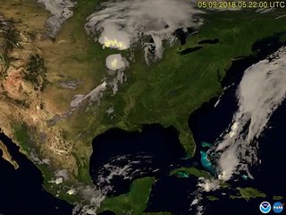 Un satélite graba por primer vez cómo se ven los relámpagos desde el espacio