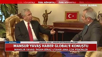 Ankara Büyükşehir Belediye Başkanı Mansur Yavaş Haber Global'e konuştu