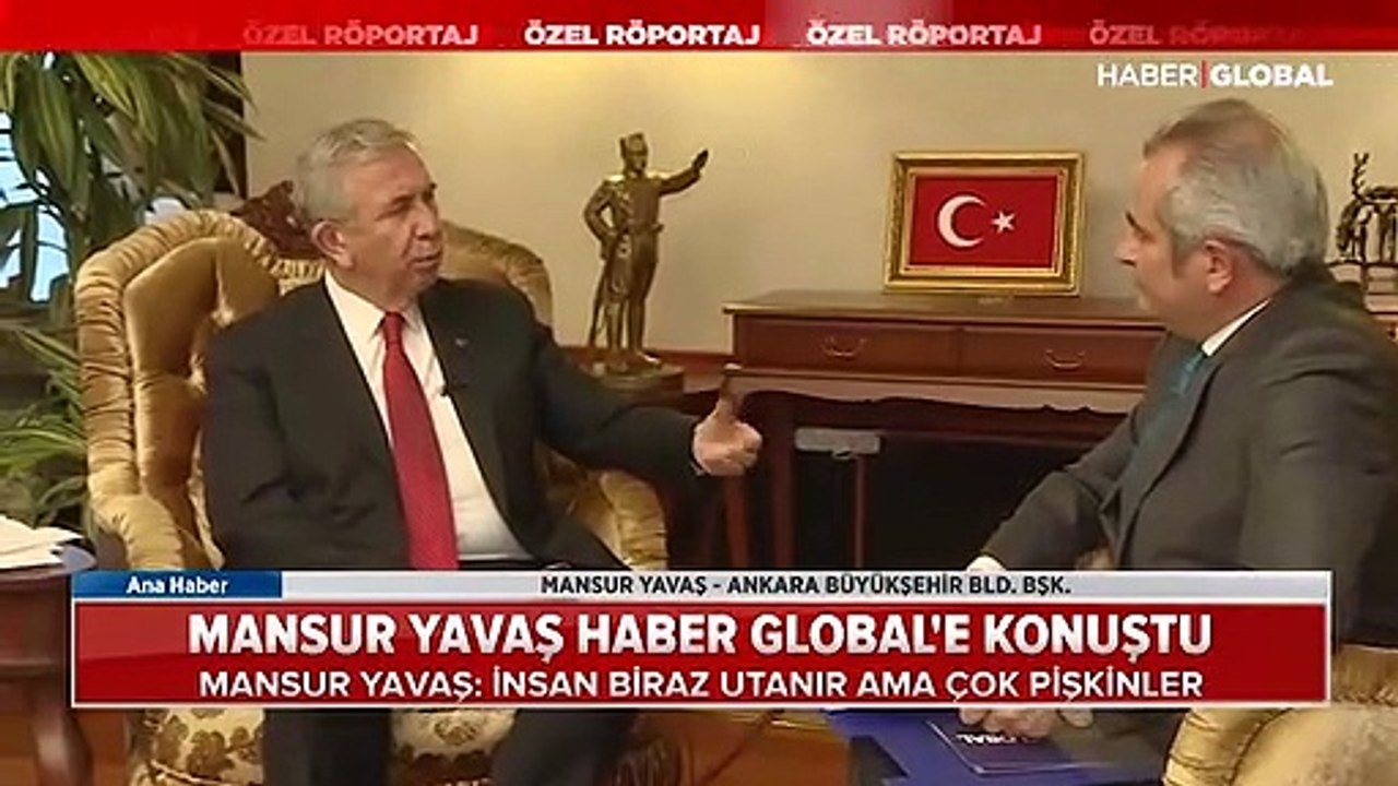 Ankara Büyükşehir Belediye Başkanı Mansur Yavaş Haber Global'e konuştu