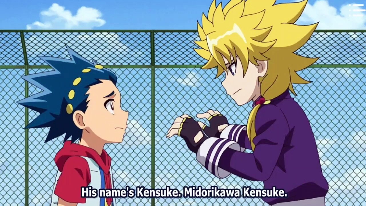 beyblade burst Rantaro quarrel with wakiya