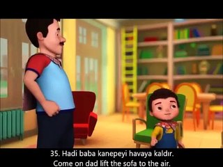 Learn Turkish with Jan - Can'la İngilizce Öğren - Can4 Kahraman Babam