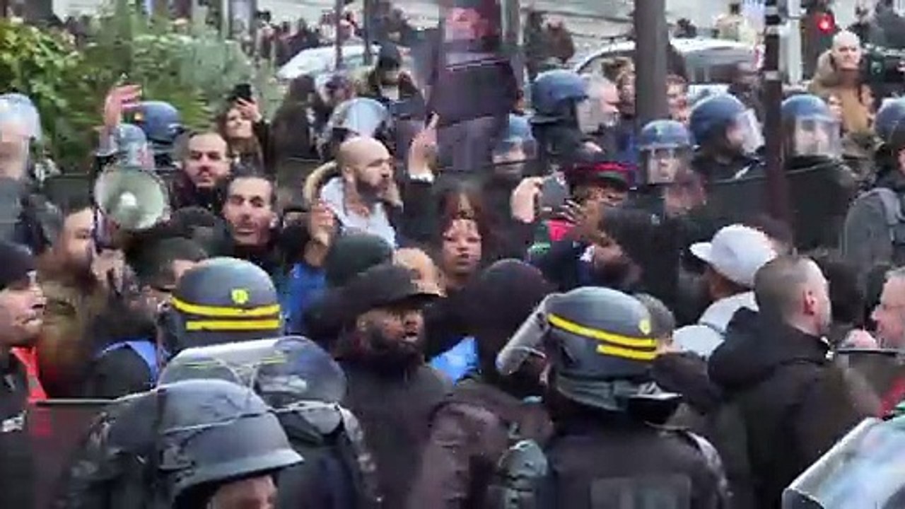 Streik an weihnachten: protestierende stürmen metro und bahngleise