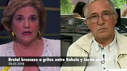 Monumental broncazo entre Pilar Rahola y Xavier Sardá