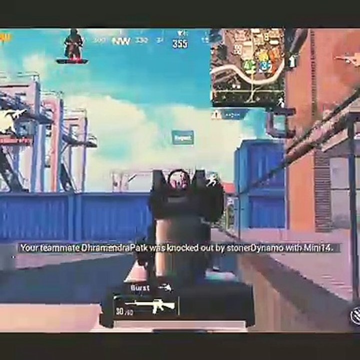 Pubg Mobile 1v4 clutch montage squad wipe