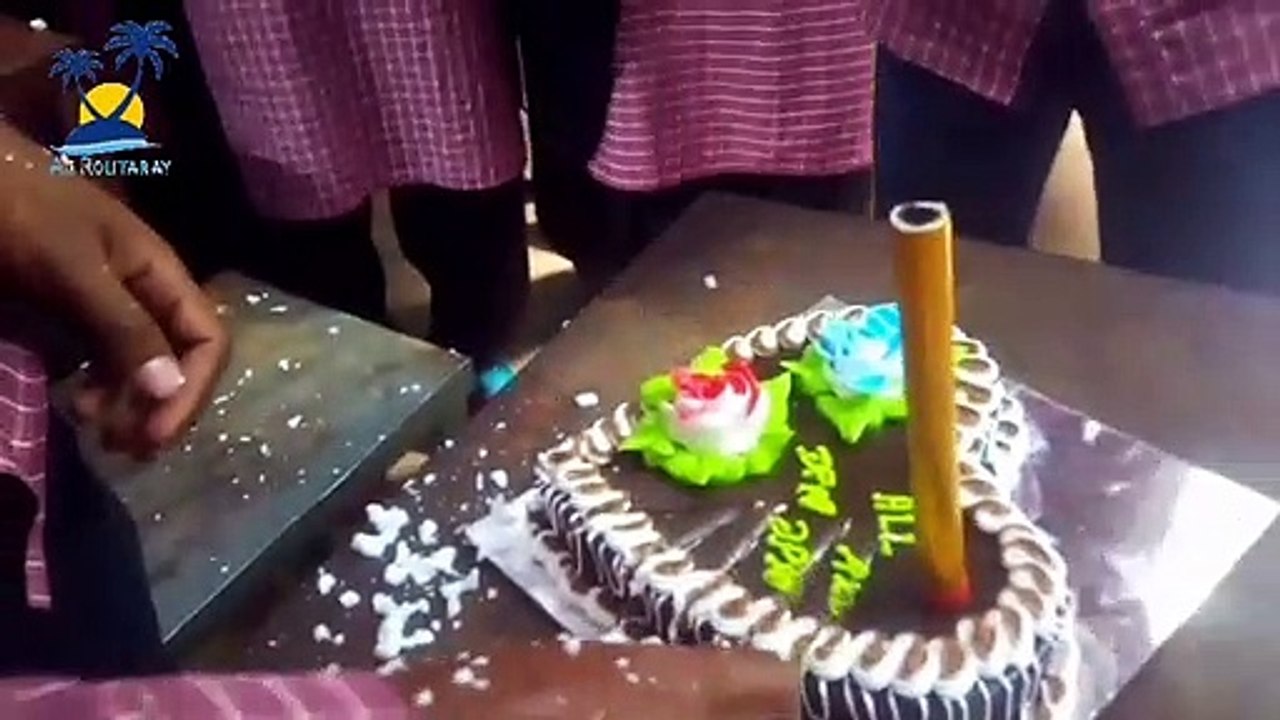 Birthday party in collage