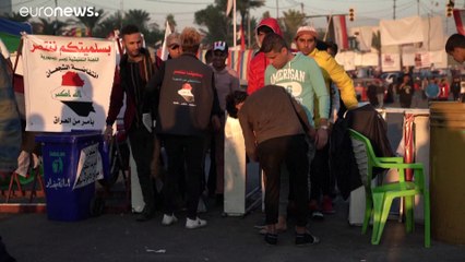 الاحتجاجات تستعيد زخمها في العراق ورئيس الوزراء الجديد رهن التوافق السياسي