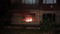 Yangın çıkan apartmanda bir kişi dumandan etkilendi